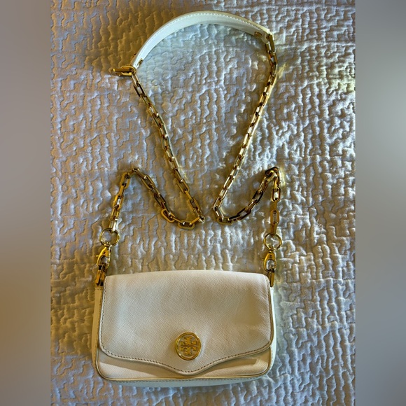 Tory Burch MINI Robinson Removable Crossbody Gold Chain or Leather CLUTCH Bag⚜️ - Picture 13 of 13